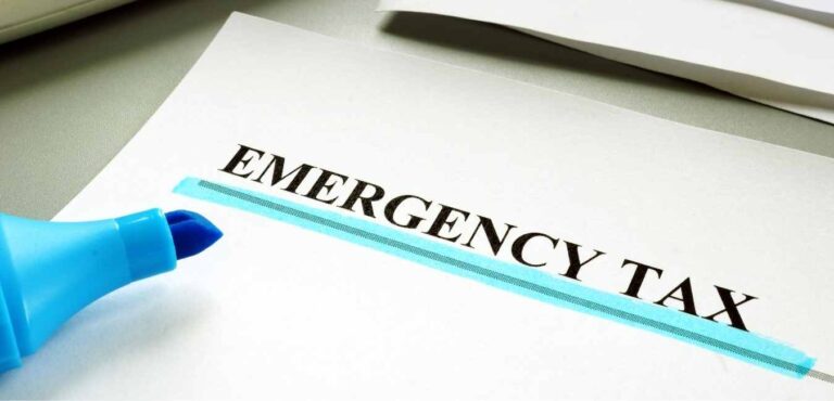 emergency tax code