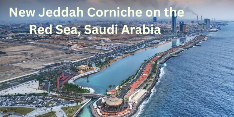 New Jeddah Corniche on the Red Sea, Saudi Arabia 