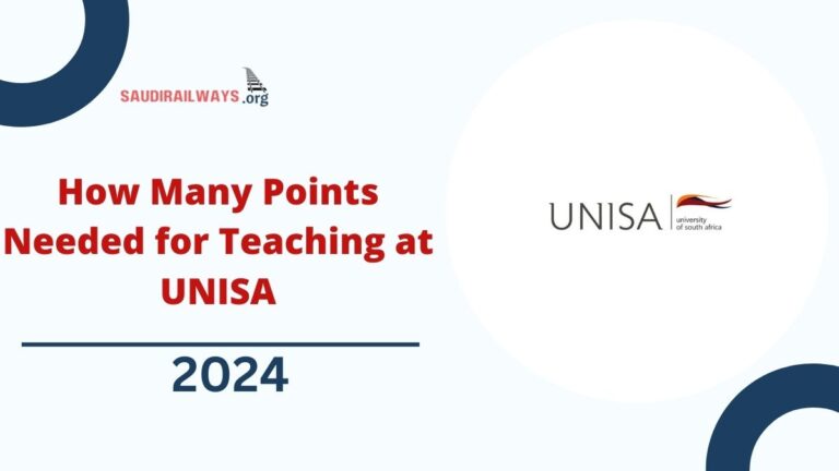 How Many Points Needed for Teaching at UNISA