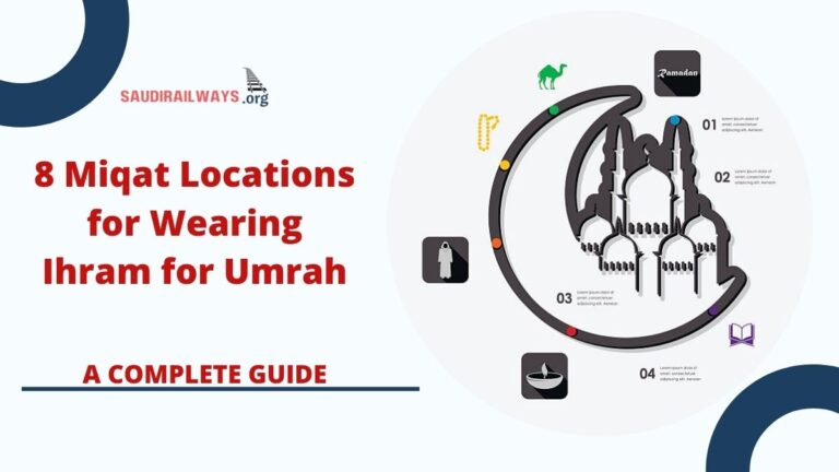 8 Miqat Locations for Wearing Ihram for Umrah